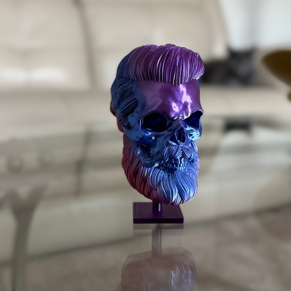 3D Printed | Halloween Skull Decor 💀💙💜 - Picture 1 of 10